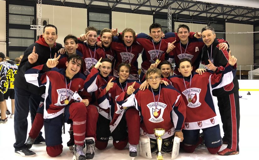 Nos hockeyeurs Bantam s’imposent en Europe!