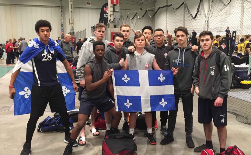 Nos Samurai 16 ans et moins à la 5e place au championnat canadien de volleyball