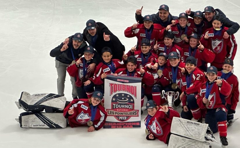 Hockey M13 AAA champions!