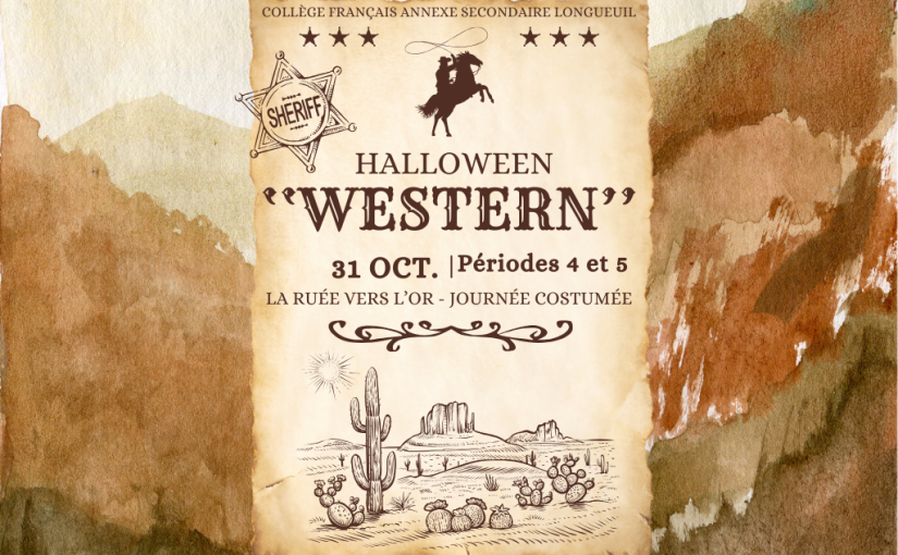 Halloween sous le thème « Western »