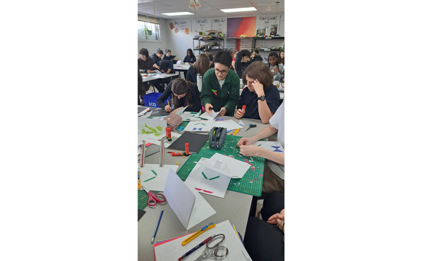Une belle activité pour les élèves de la concentration artistique !