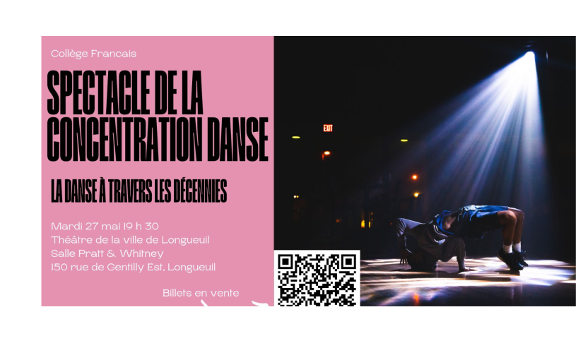 Spectacle de danse – 27 mai à 19 h 30